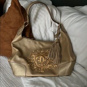Gold Embroidered Women's Bag